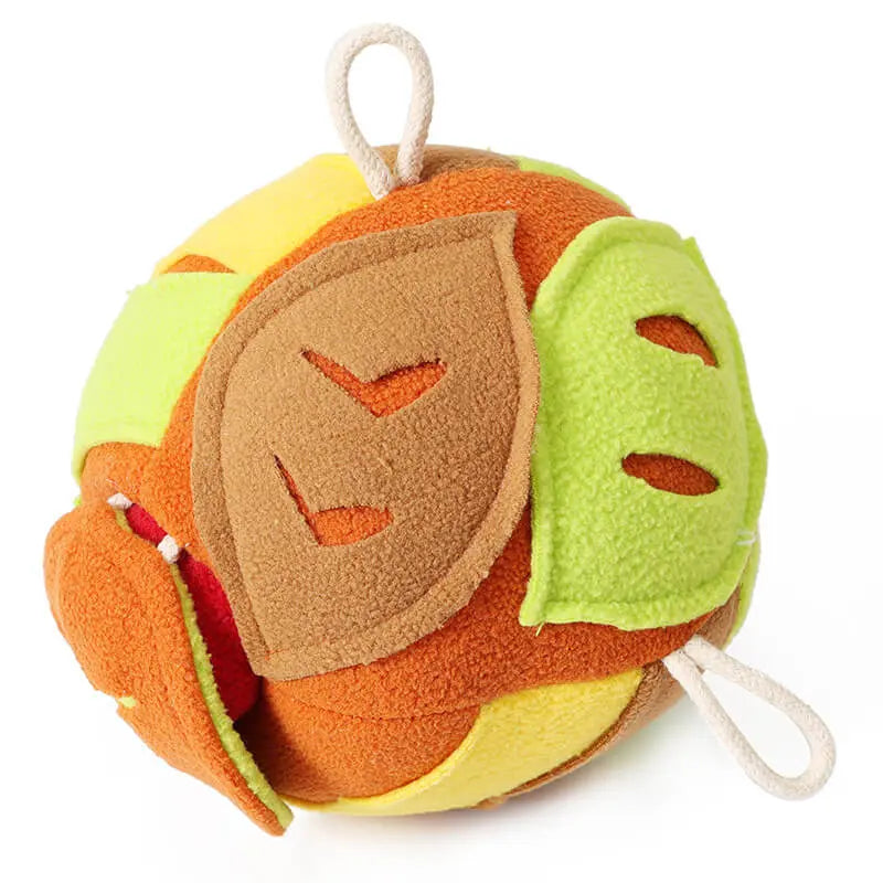 Pelota Hoja Interactiva con Puzzle, Chirrido y Dispensador de Premios - KNICHE