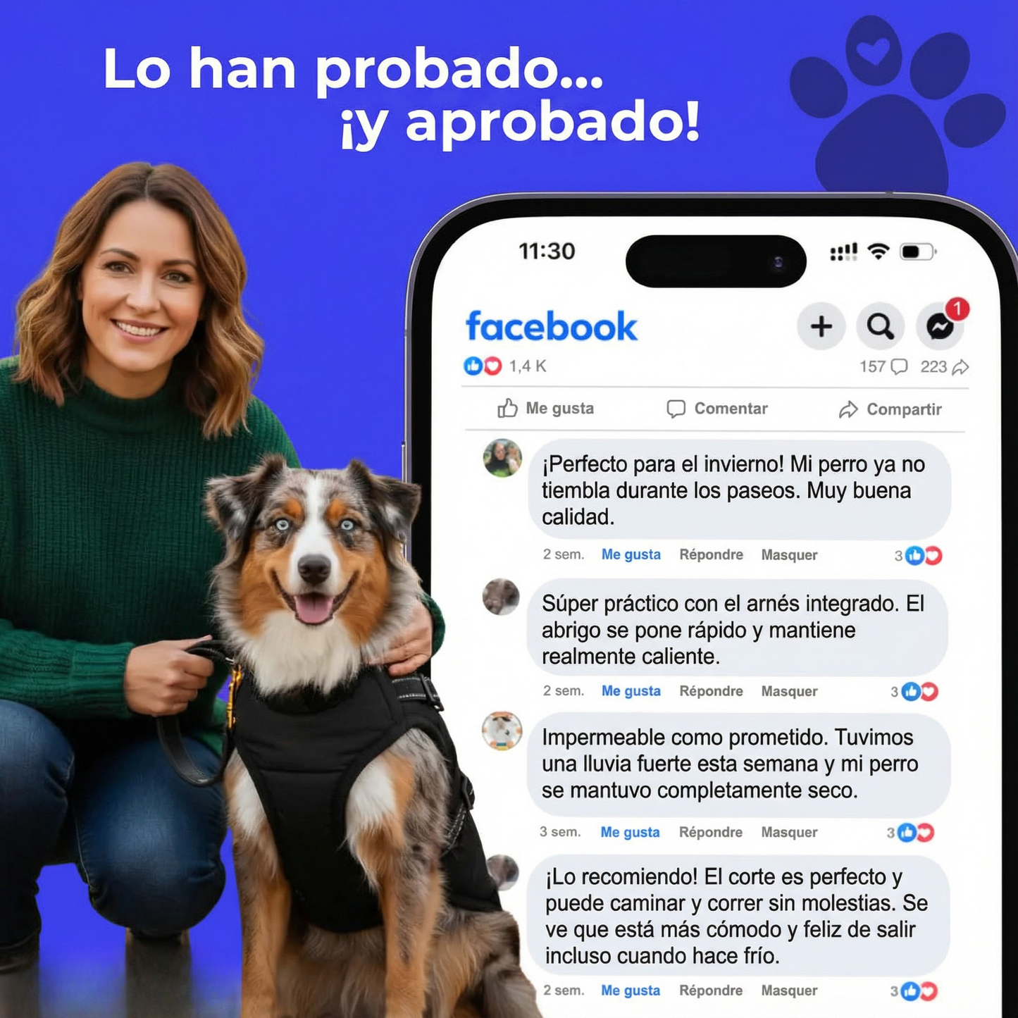 Abrigo de invierno 3 en 1