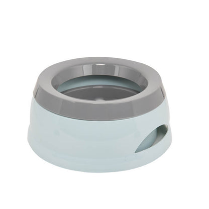 Bebedero para perros antiderrame para viaje en vehículo con disco flotante