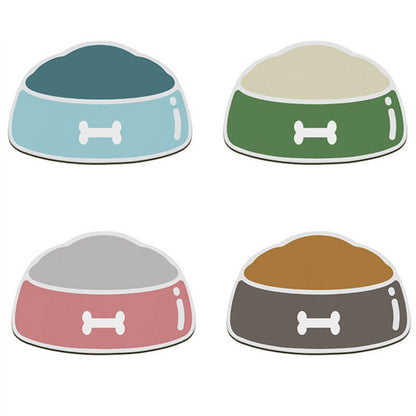 Alfombrilla absorbente de secado rápido y antideslizante para alimentación de mascotas