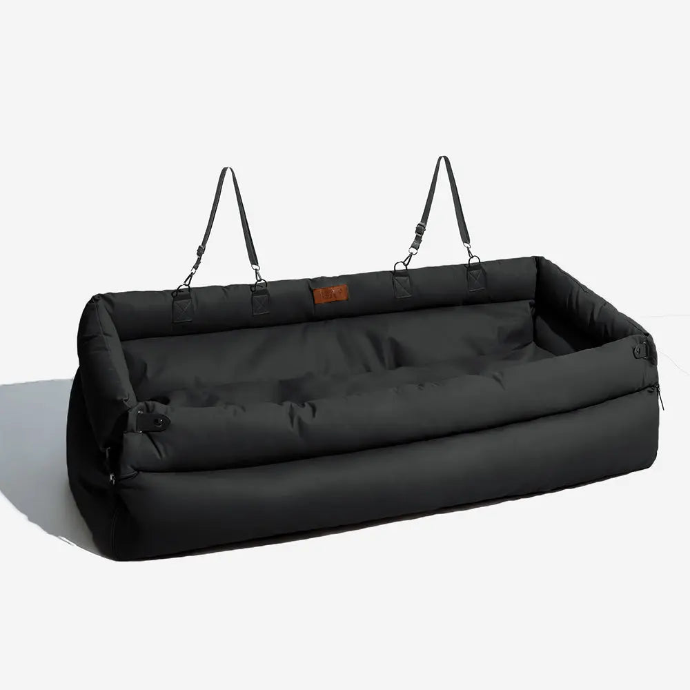 Asiento Elevado Deluxe Grande para Perros en Cuero Sintético – Explorer edition - KNICHE