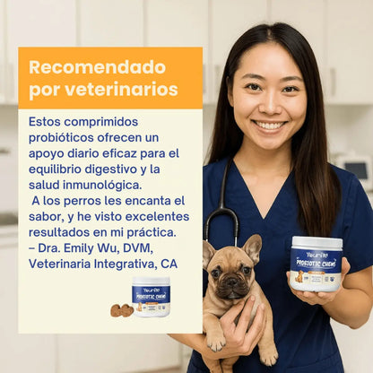 Bocaditos blandos probióticos para perros (120 unidades) - KNICHE