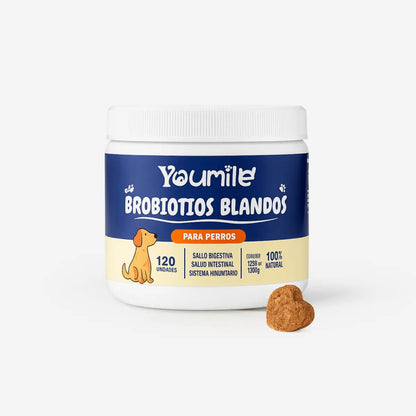 Bocaditos blandos probióticos para perros (120 unidades) - KNICHE