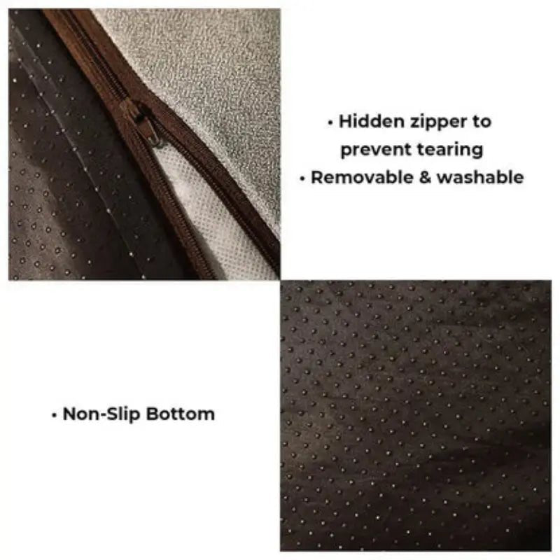 Cama Grande y Gruesa para Perros Resistente a Arañazos con Protección de la Columna - KNICHE