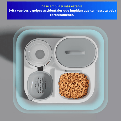 Comedero y bebedero automático 2 en 1 - KNICHE