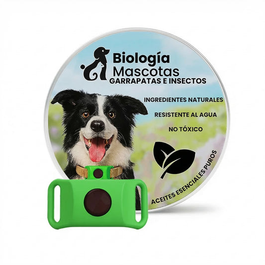 12 meses de etiquetas naturales antipulgas y garrapatas para perros