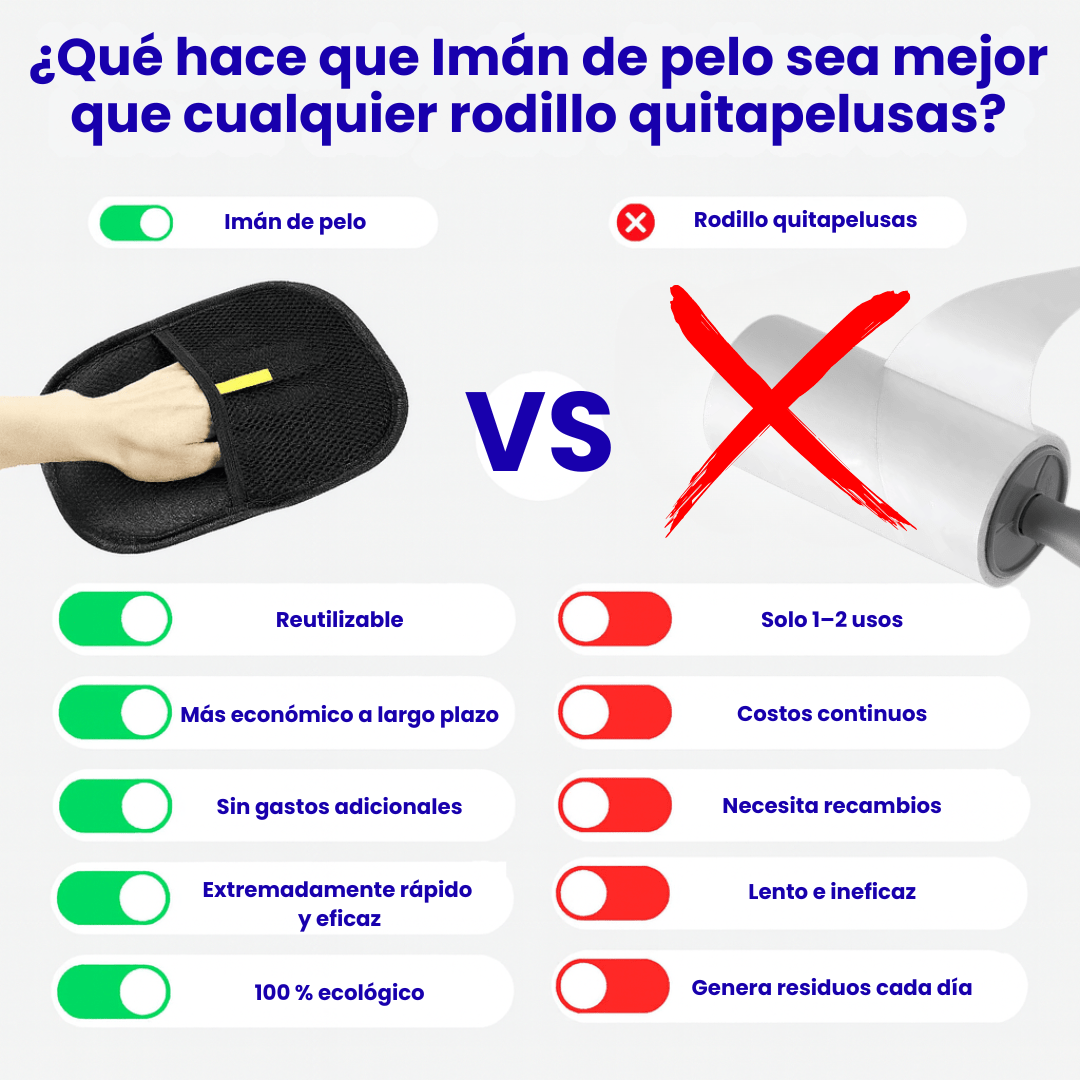 Imán de pelo - la solución contra los pelos de perro - KNICHE