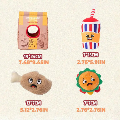 Patatas Fritas y Hamburguesa con Chirrido - KNICHE