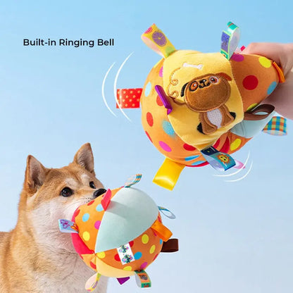 Pelota Interactiva para Perros con Bordado y Sonido - KNICHE